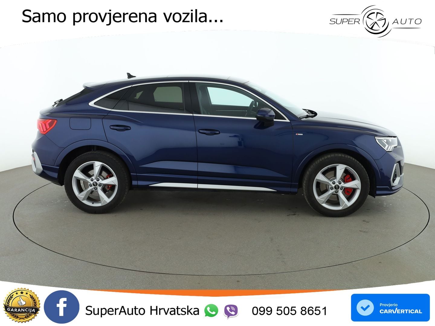 Audi Q3 Sportback 45 TFSI (245 KS) quattro S tronic S line LED+GR SJED+ACC