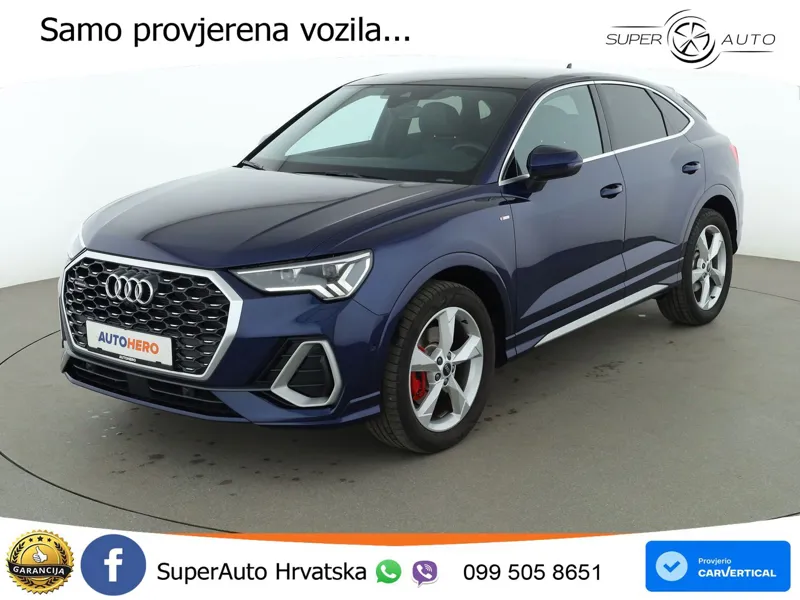 Audi Q3 Sportback 45 TFSI (245 KS) quattro S tronic S line LED+GR SJED+ACC