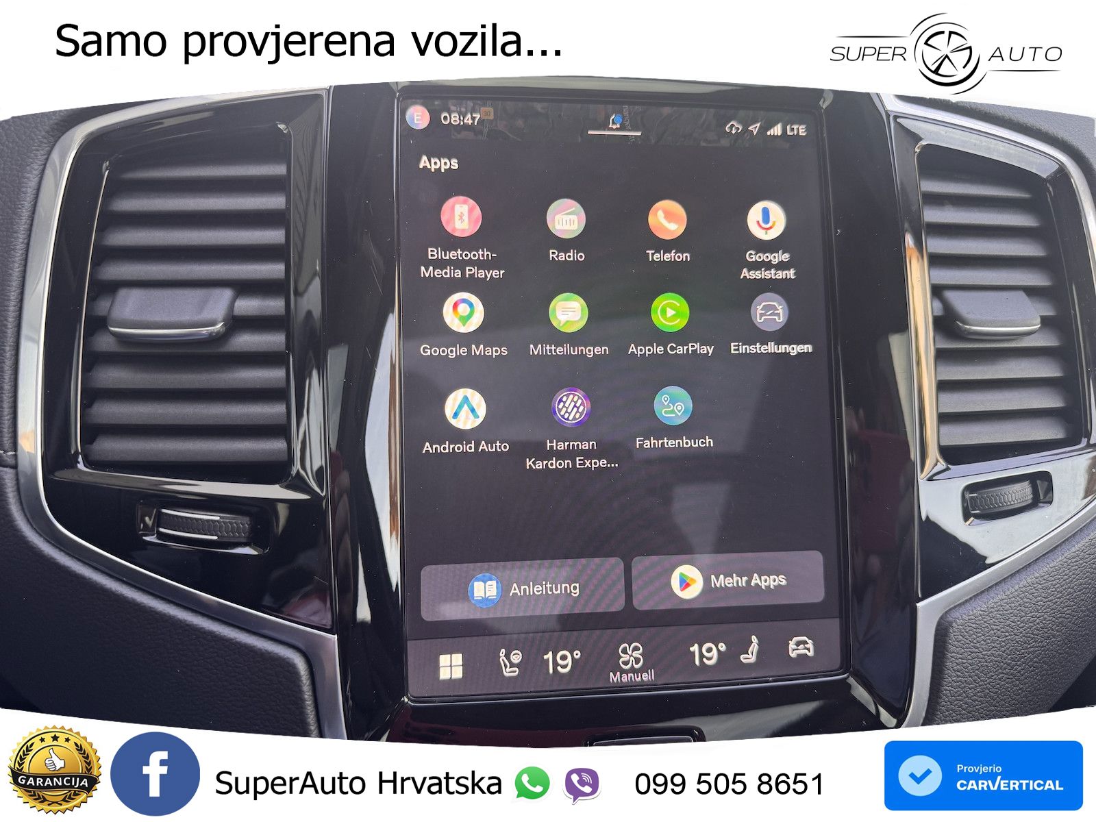 Volvo XC90 2.0 B5 Diesel AWD Automatic ACC+GR SJED+360+PANO