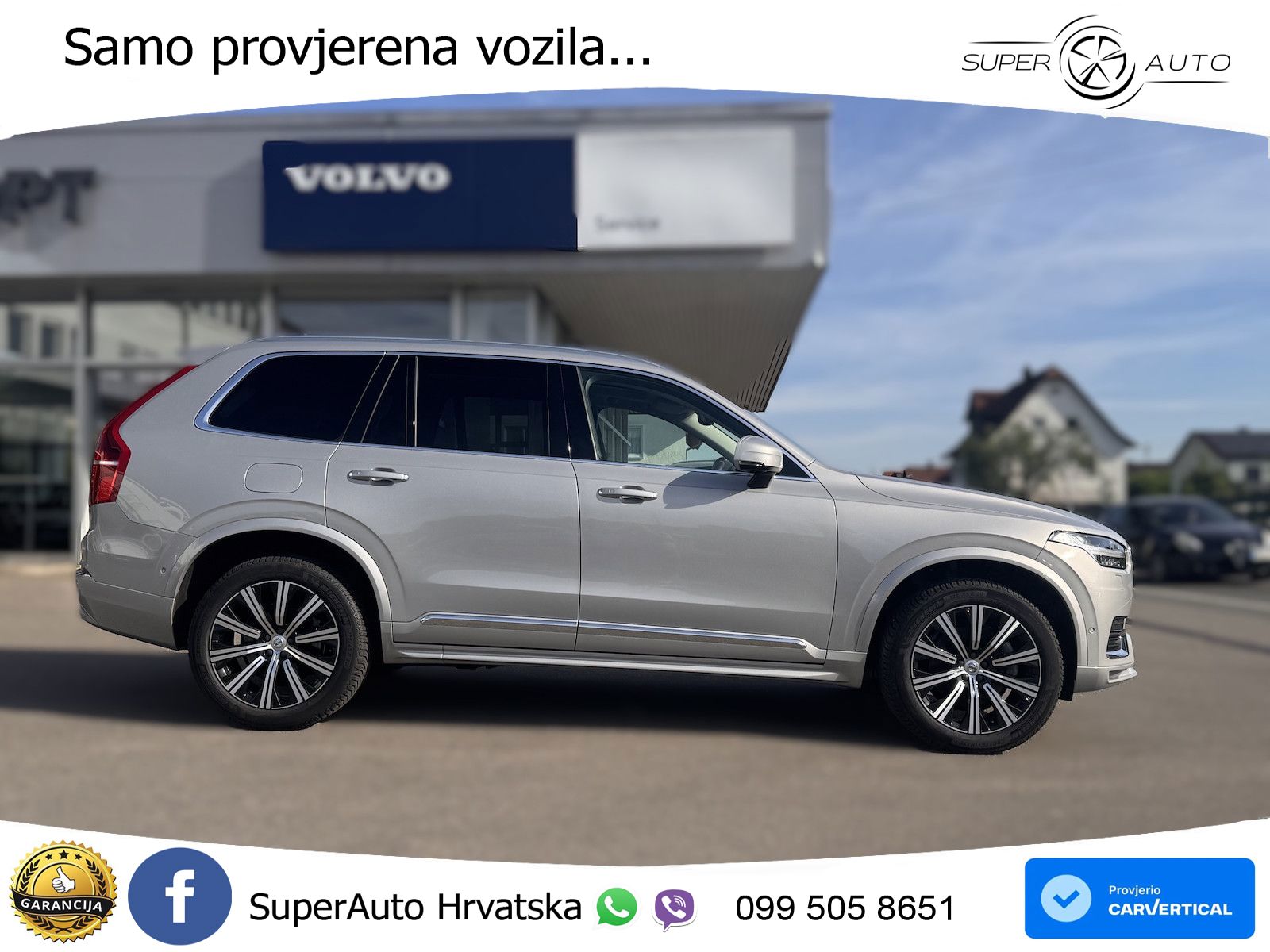 Volvo XC90 2.0 B5 Diesel AWD Automatic ACC+GR SJED+360+PANO