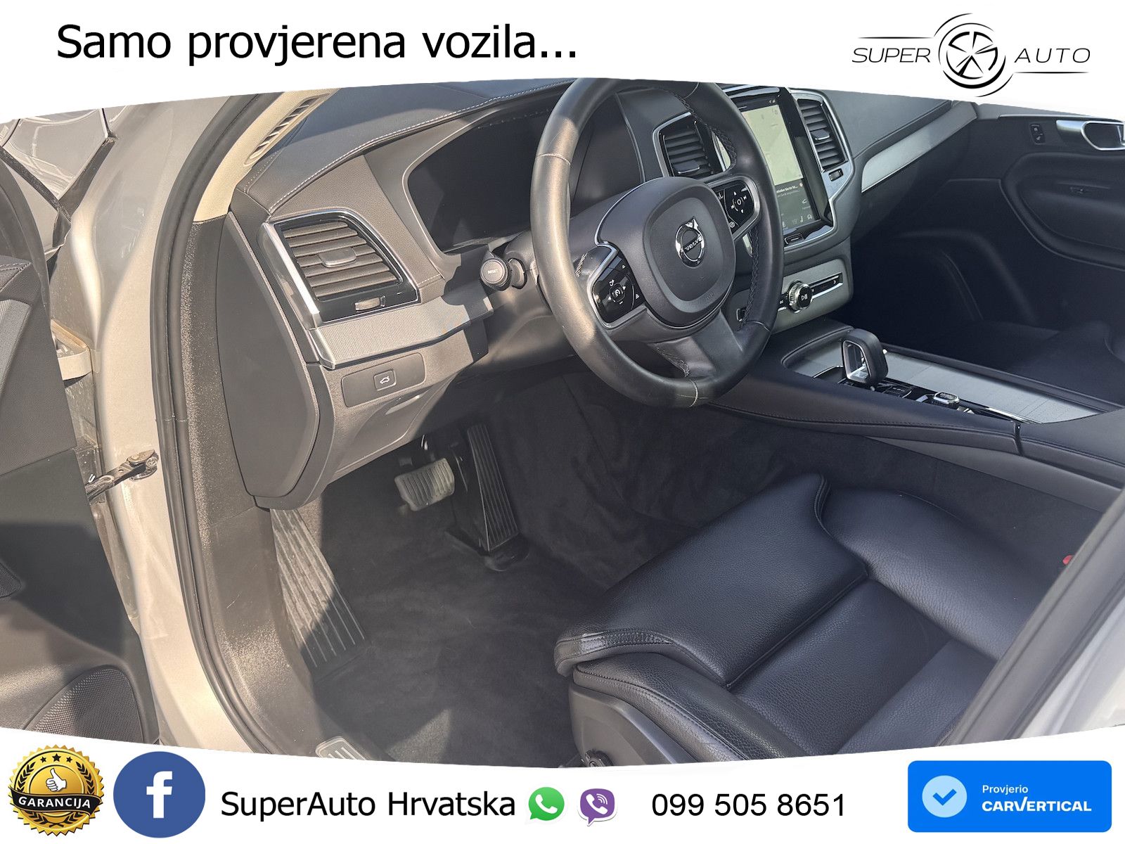 Volvo XC90 2.0 B5 Diesel AWD Automatic ACC+GR SJED+360+PANO