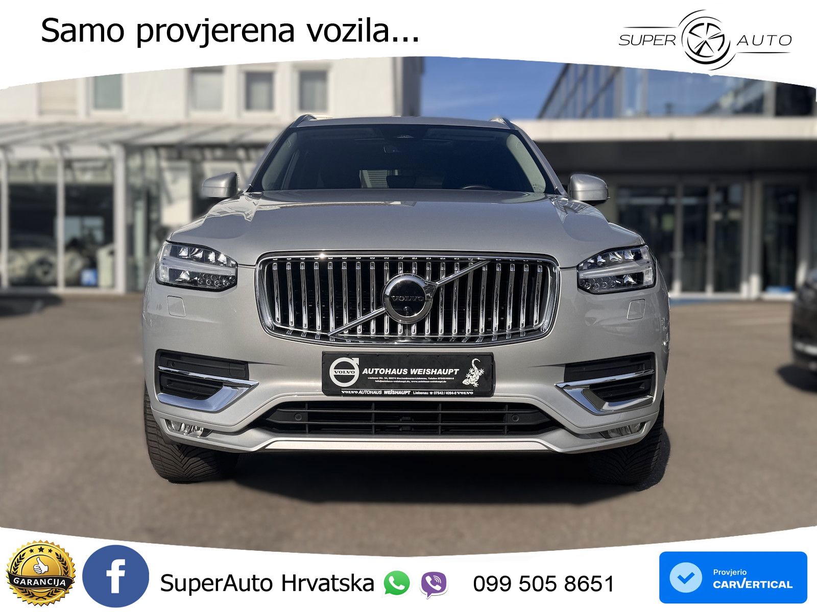 Volvo XC90 2.0 B5 Diesel AWD Automatic ACC+GR SJED+360+PANO