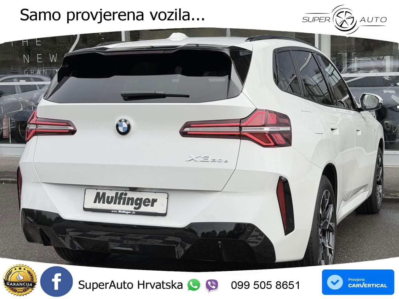 BMW X3 30e xDrive Steptronic M Sport LED+GR SJED+ACC