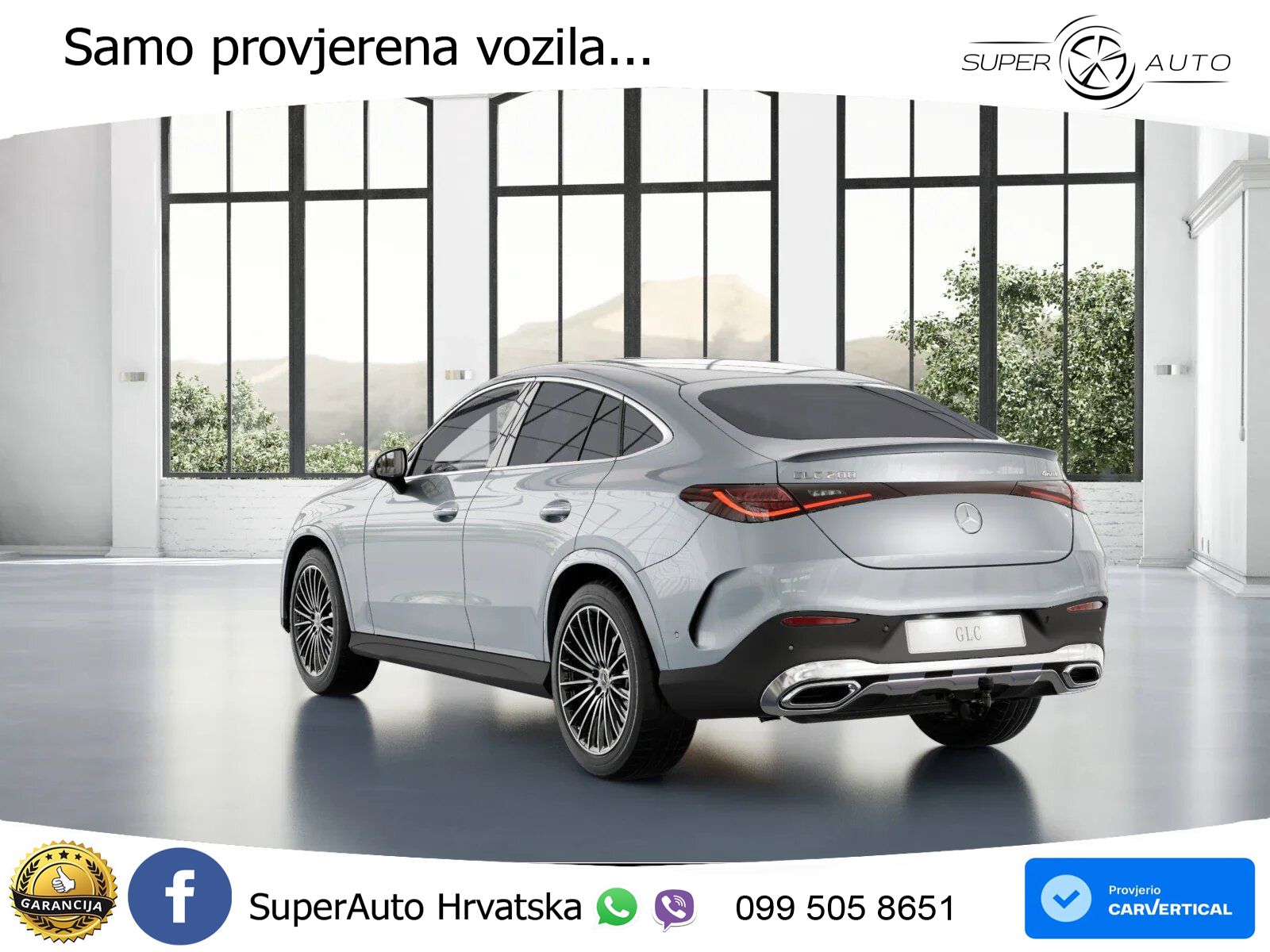 Mercedes GLC Coupe 200 (204 KS) 4MATIC 9G-TRONIC AMG LED+GR SJED+ACC