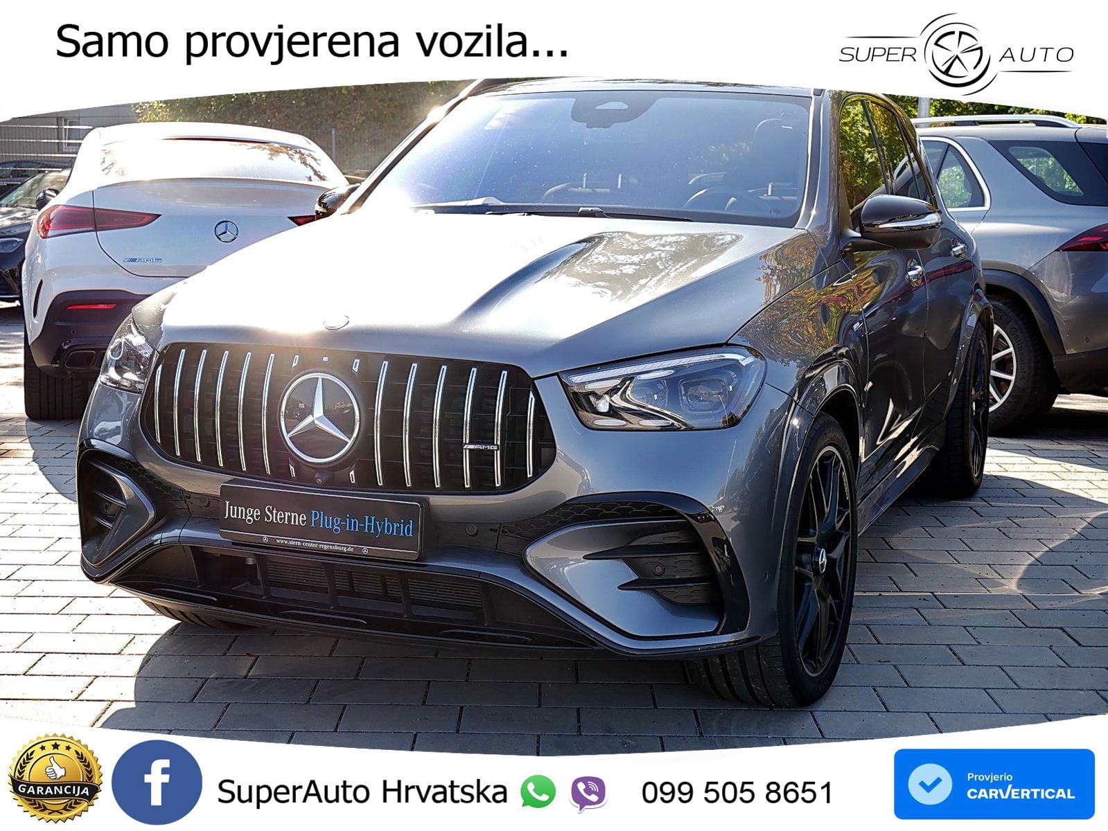Mercedes AMG GLE 53 (544 KS) Hybrid 4MATIC+ 9G-TRONIC ACC+HEAD+4xGR SJED+360+PANO