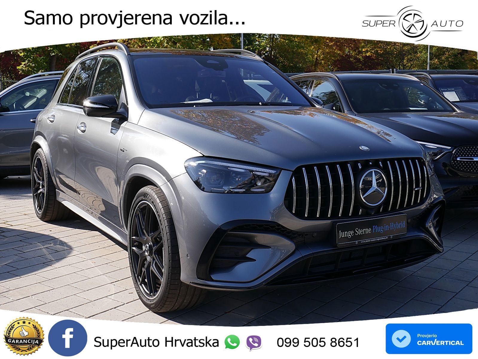 Mercedes AMG GLE 53 (544 KS) Hybrid 4MATIC+ 9G-TRONIC ACC+HEAD+4xGR SJED+360+PANO