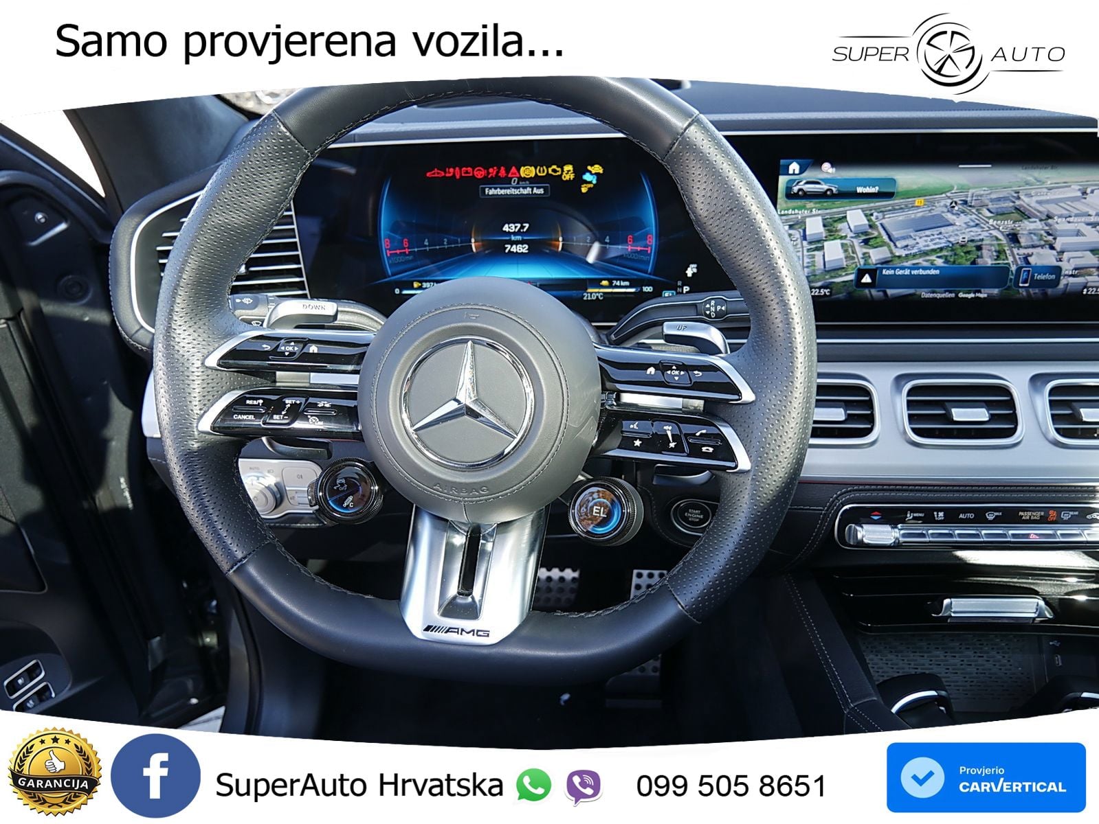Mercedes AMG GLE 53 (544 KS) Hybrid 4MATIC+ 9G-TRONIC ACC+HEAD+4xGR SJED+360+PANO