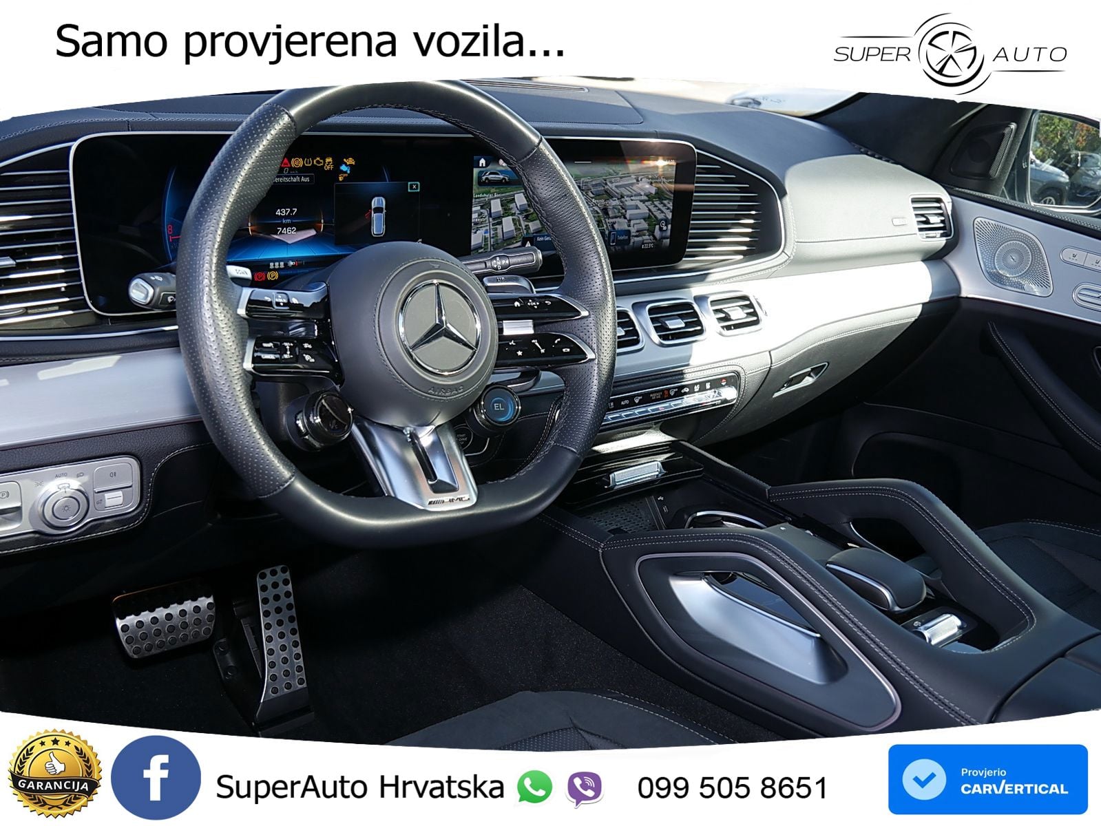 Mercedes AMG GLE 53 (544 KS) Hybrid 4MATIC+ 9G-TRONIC ACC+HEAD+4xGR SJED+360+PANO