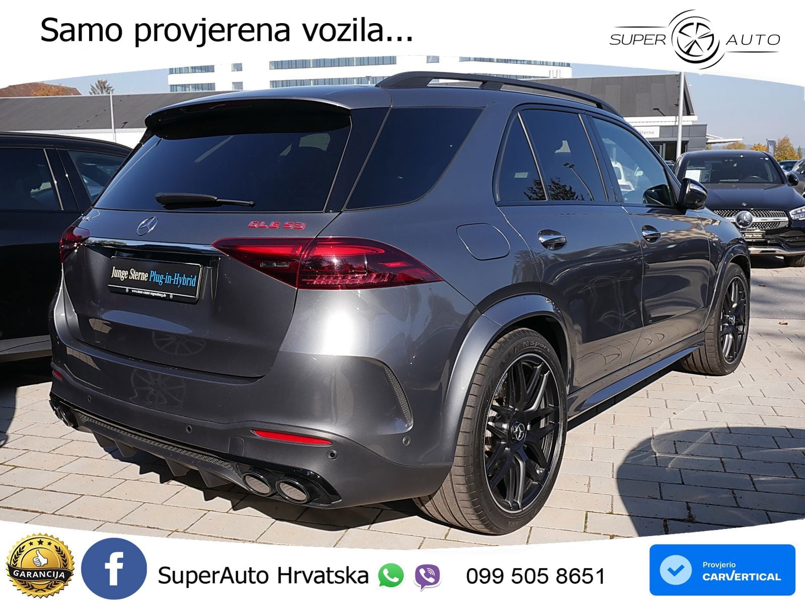 Mercedes AMG GLE 53 (544 KS) Hybrid 4MATIC+ 9G-TRONIC ACC+HEAD+4xGR SJED+360+PANO