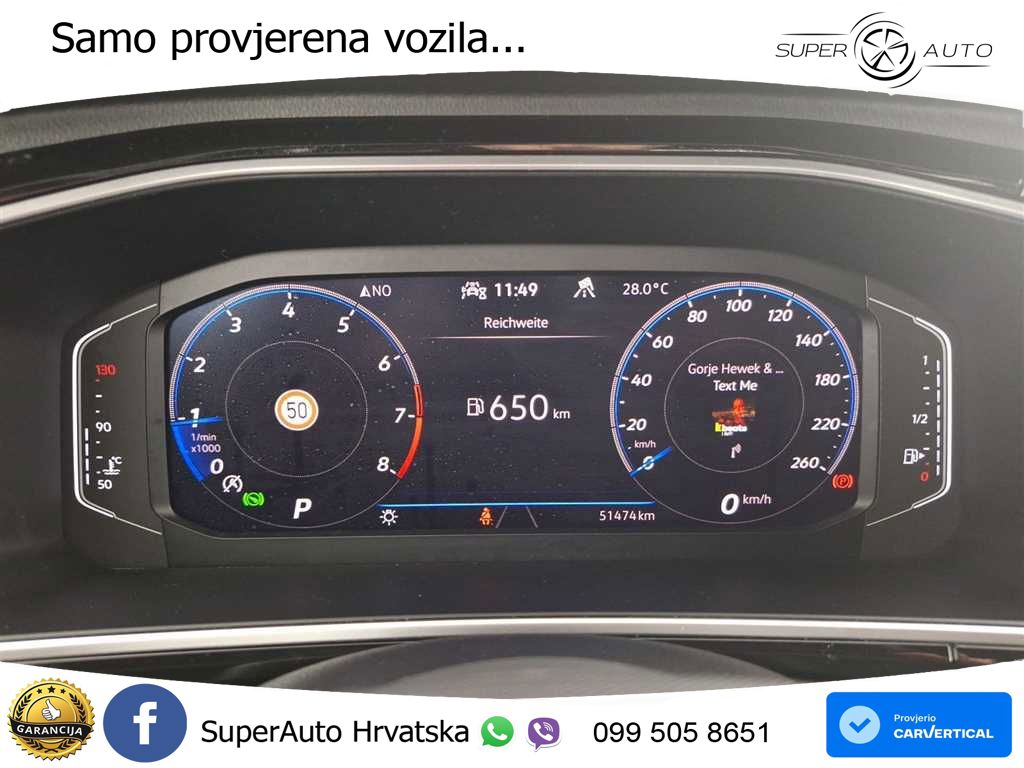 Volkswagen T-Roc 1.5 TSI (150 KS) DSG R-Line LED+GR SJED+ACC