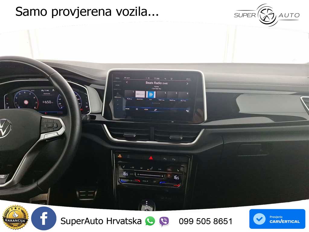 Volkswagen T-Roc 1.5 TSI (150 KS) DSG R-Line LED+GR SJED+ACC