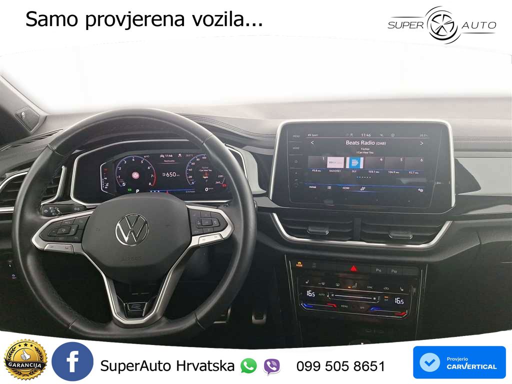 Volkswagen T-Roc 1.5 TSI (150 KS) DSG R-Line LED+GR SJED+ACC