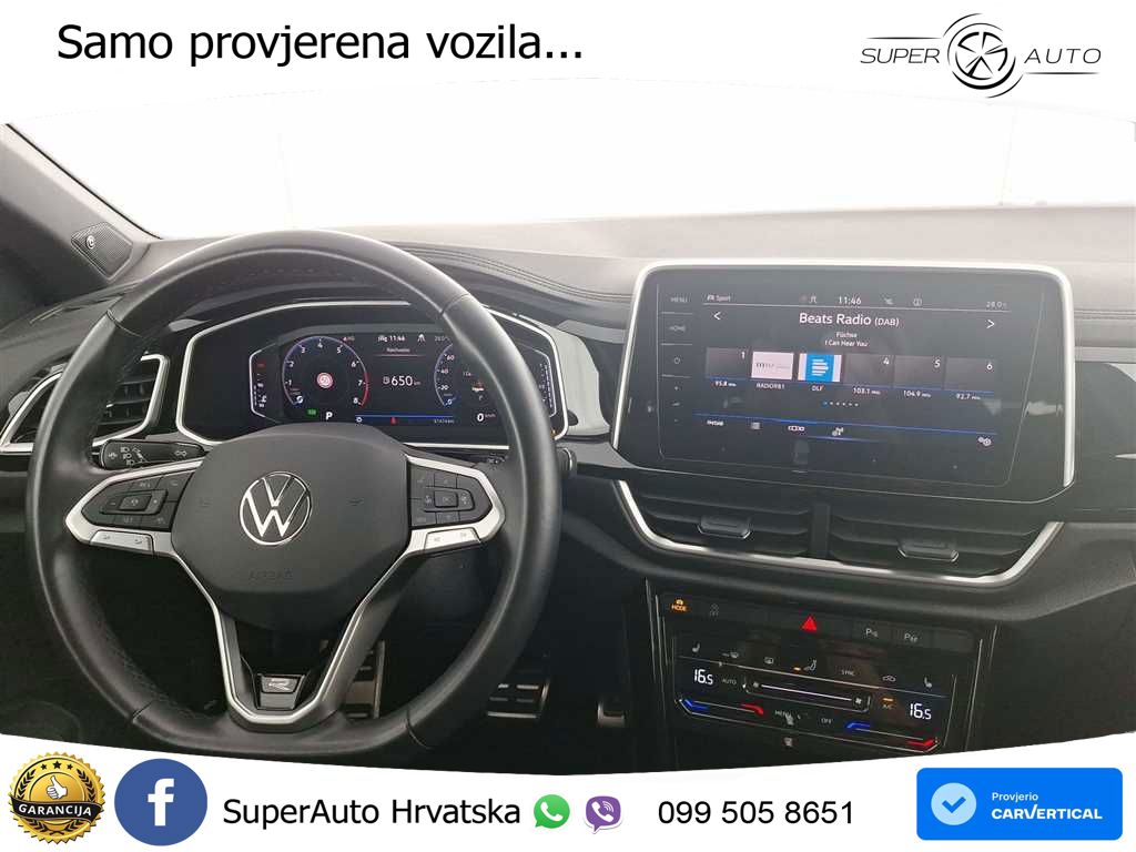 Volkswagen T-Roc 1.5 TSI (150 KS) DSG R-Line LED+GR SJED+ACC