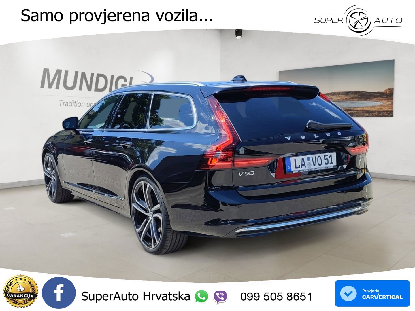 Volvo V90 2.0 B4 Automatic LED+GR SJED+ACC