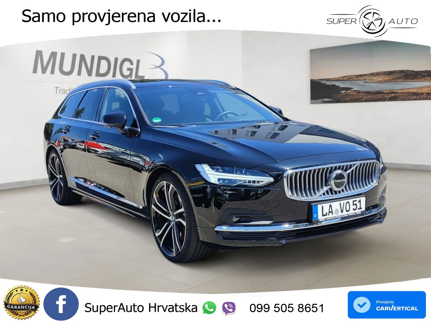 Volvo V90 2.0 B4 Automatic LED+GR SJED+ACC