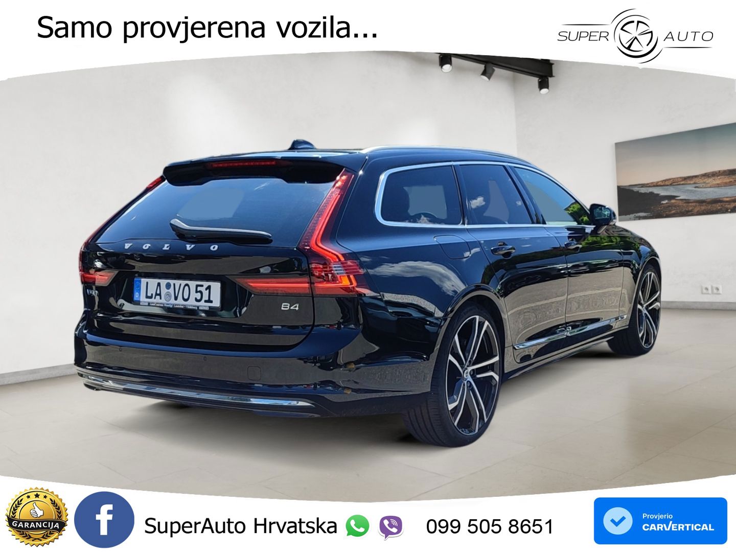 Volvo V90 2.0 B4 Automatic LED+GR SJED+ACC