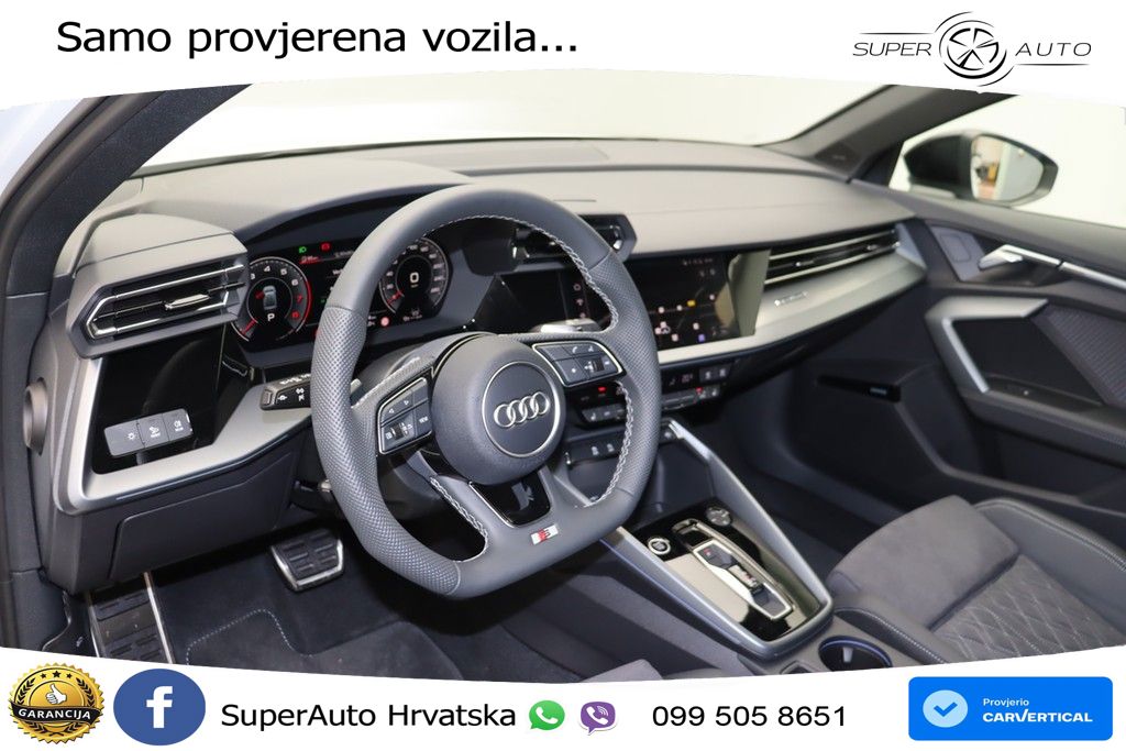 Audi A3 Limuzina 40 TFSI (204 KS) quattro S tronic S line LED+GR SJED+ACC