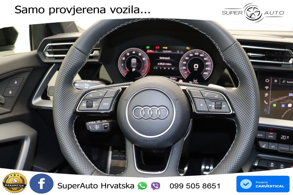 Audi A3 Limuzina 40 TFSI (204 KS) quattro S tronic S line LED+GR SJED+ACC