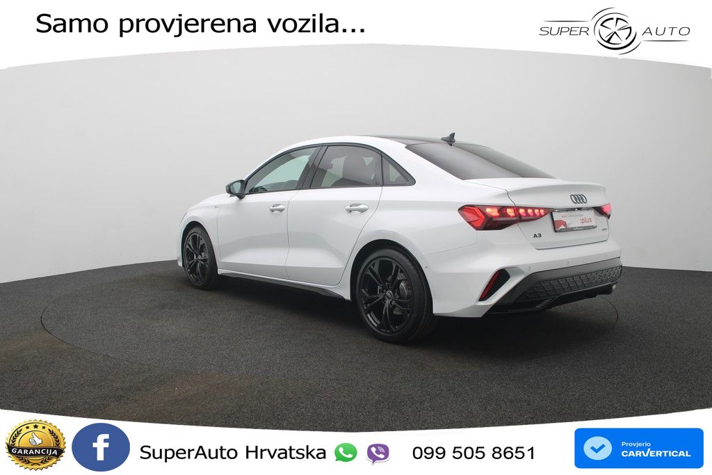 Audi A3 Limuzina 40 TFSI (204 KS) quattro S tronic S line LED+GR SJED+ACC
