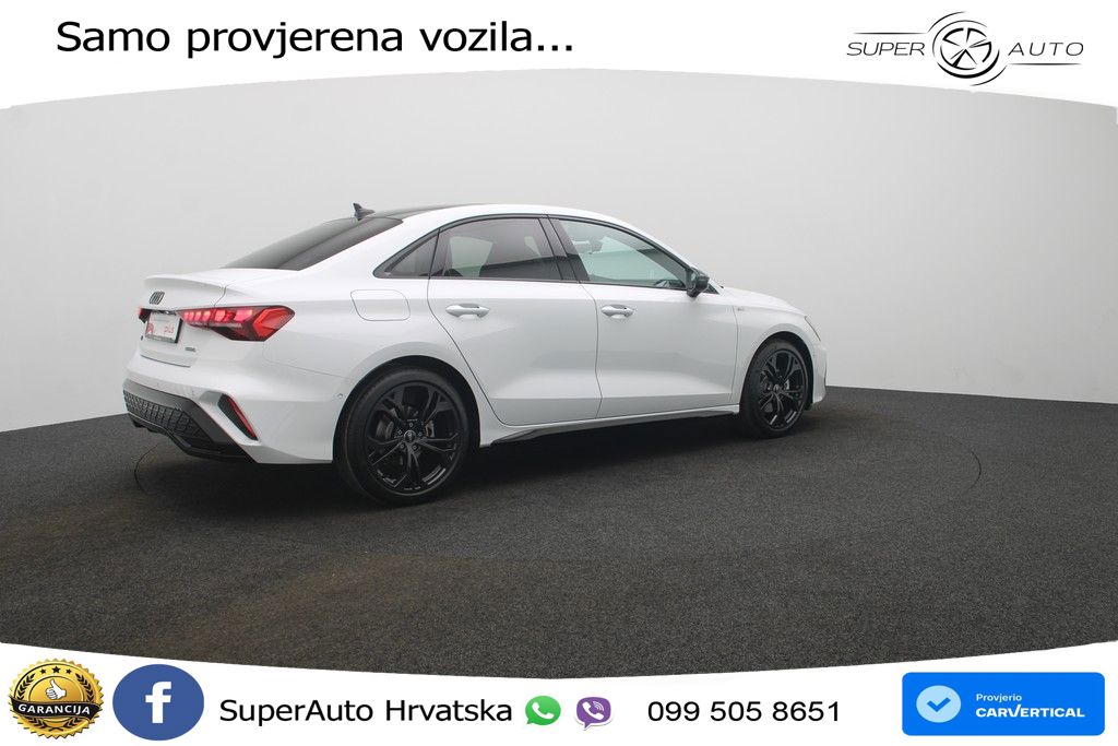 Audi A3 Limuzina 40 TFSI (204 KS) quattro S tronic S line LED+GR SJED+ACC