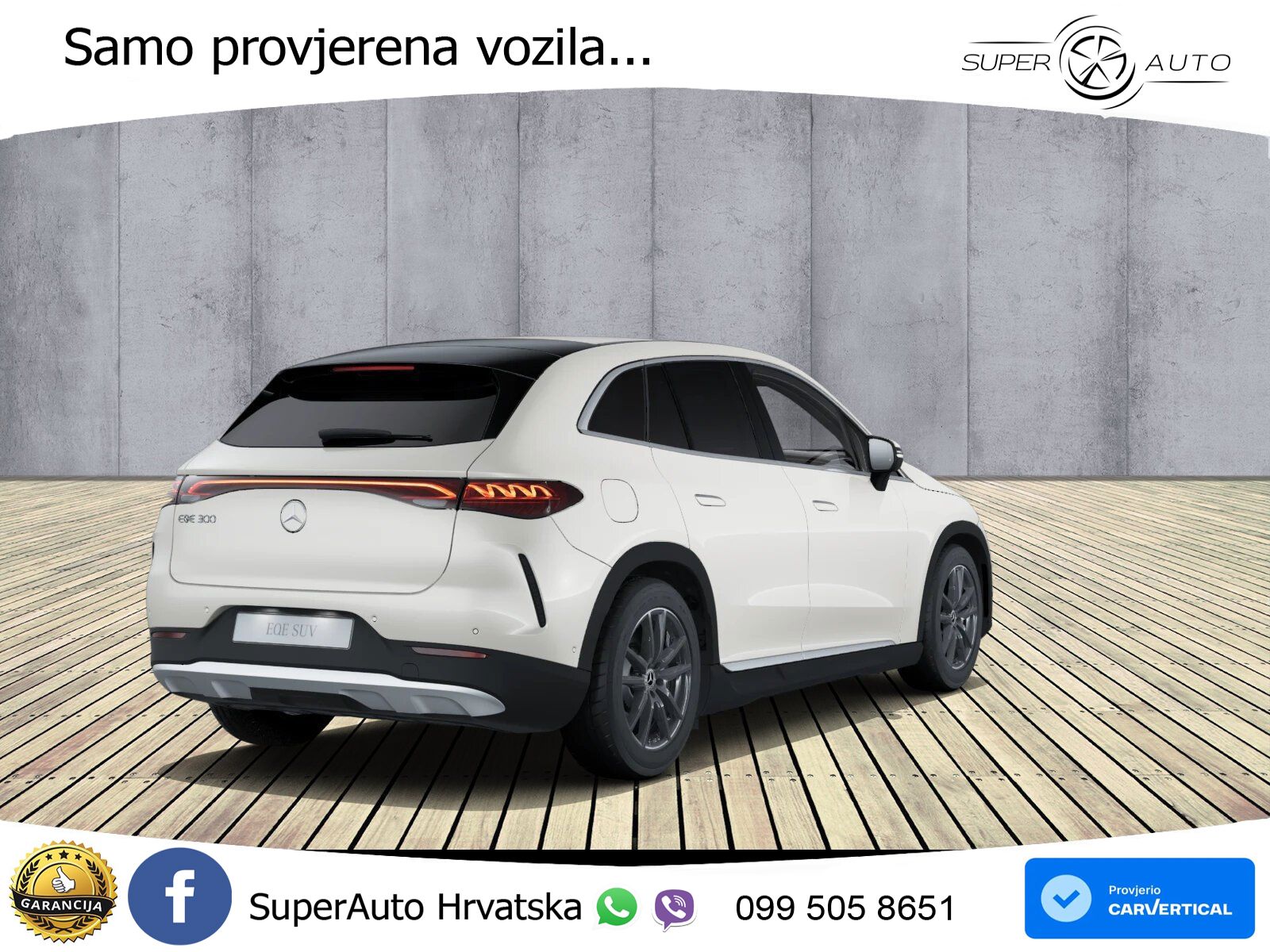 Mercedes EQE SUV 300 98 kWh (245 KS) LED+GR SJED+ACC