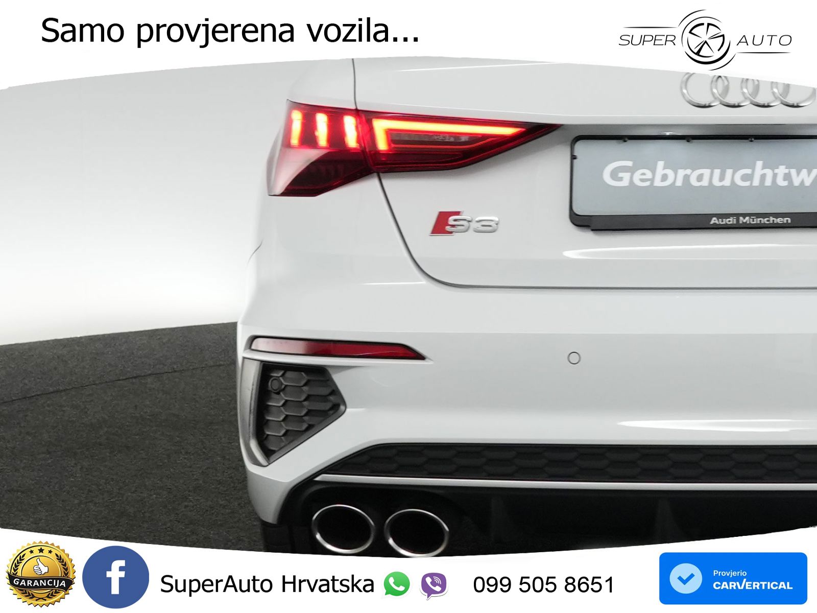 Audi S3 Limuzina 2.0 TFSI (310 KS) quattro S tronic