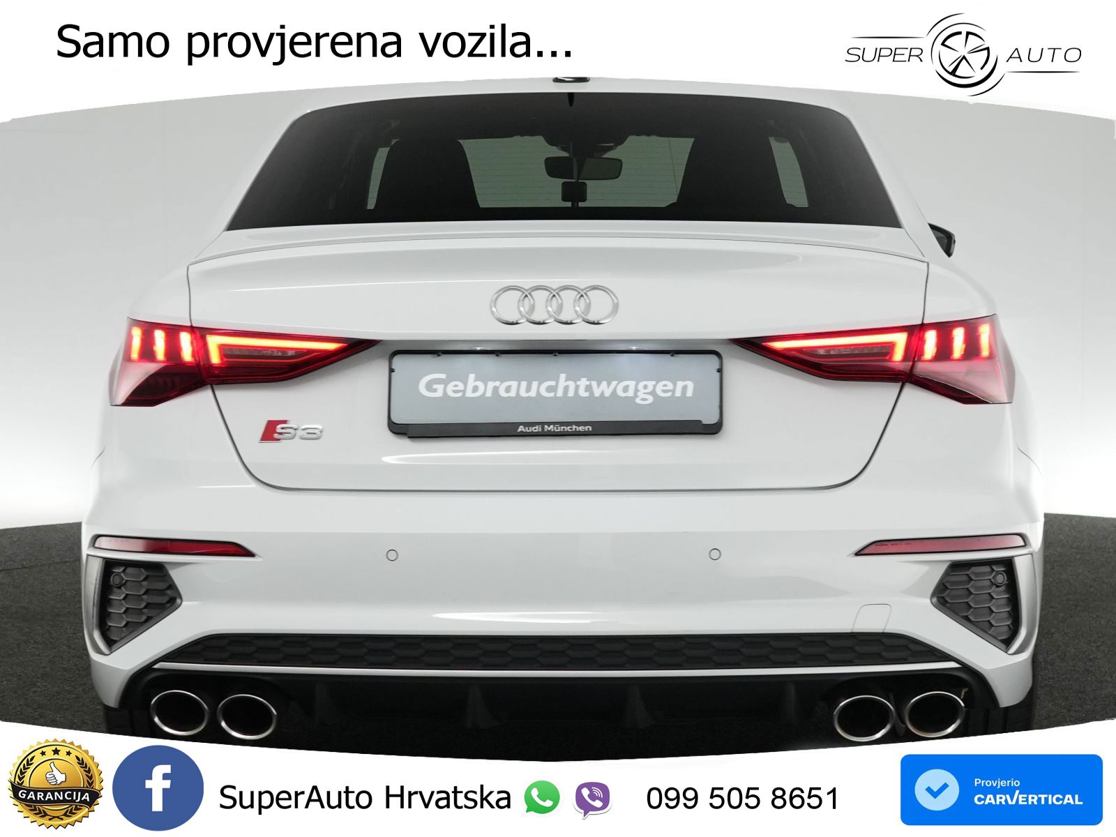 Audi S3 Limuzina 2.0 TFSI (310 KS) quattro S tronic