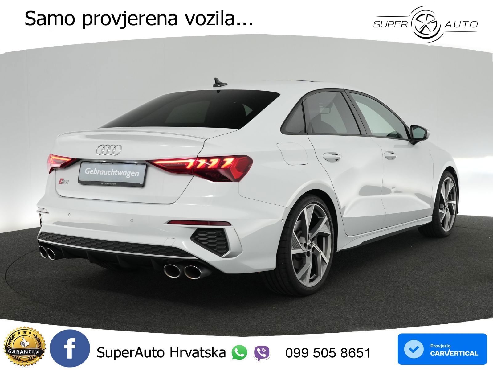 Audi S3 Limuzina 2.0 TFSI (310 KS) quattro S tronic