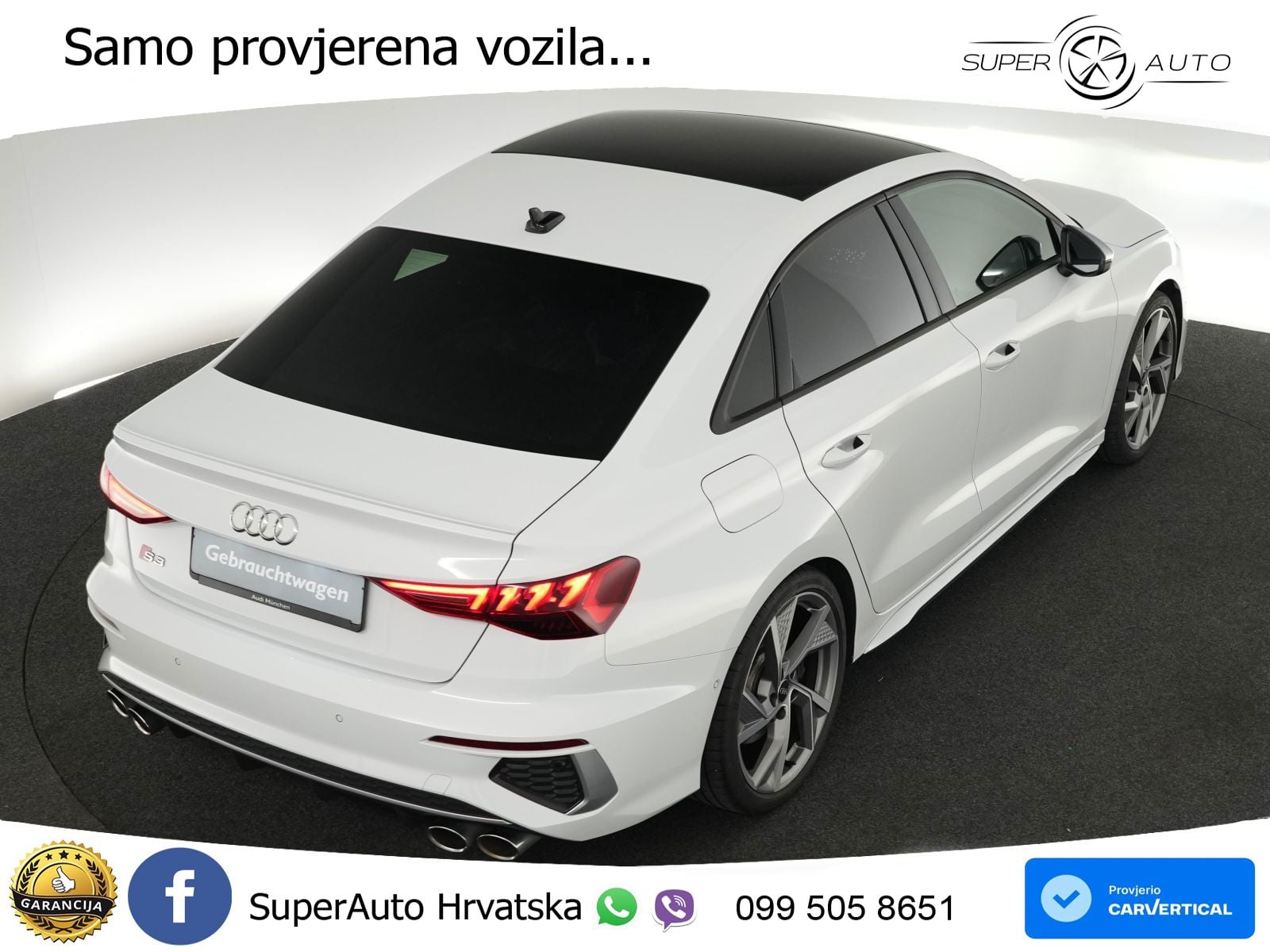 Audi S3 Limuzina 2.0 TFSI (310 KS) quattro S tronic