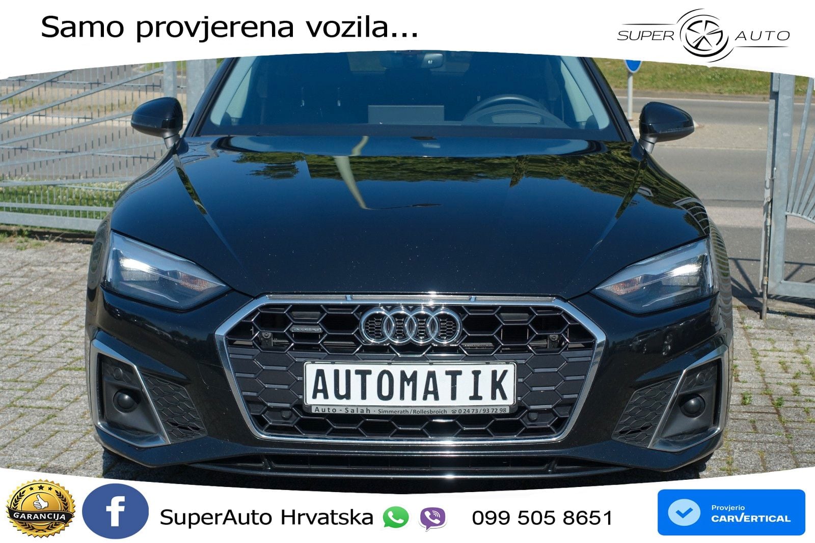 Audi A5 Sportback 40 TDI (204 KS) quattro S tronic S line LED+GR SJED+ACC
