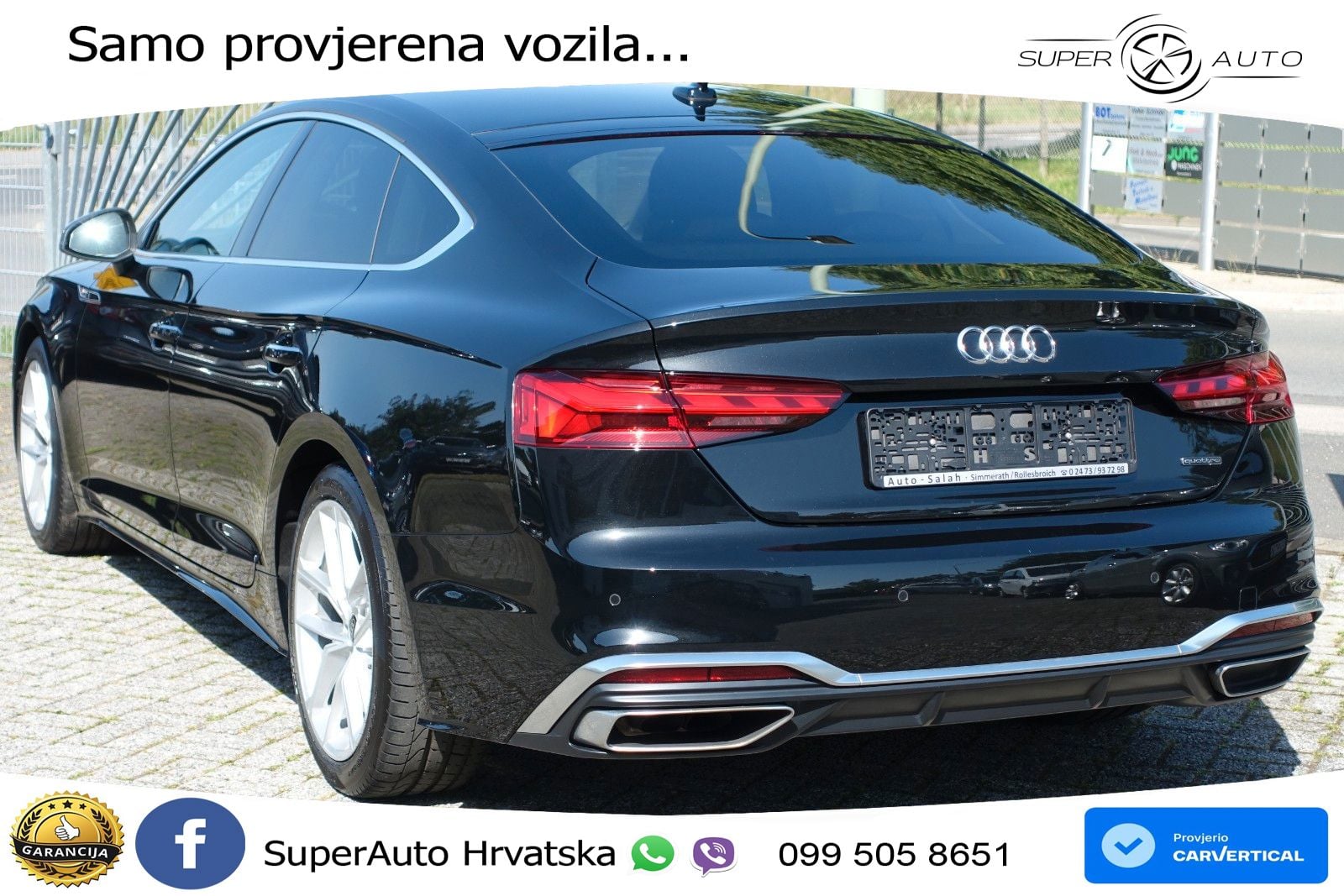 Audi A5 Sportback 40 TDI (204 KS) quattro S tronic S line LED+GR SJED+ACC