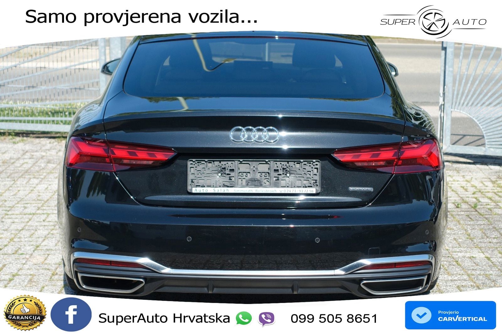 Audi A5 Sportback 40 TDI (204 KS) quattro S tronic S line LED+GR SJED+ACC