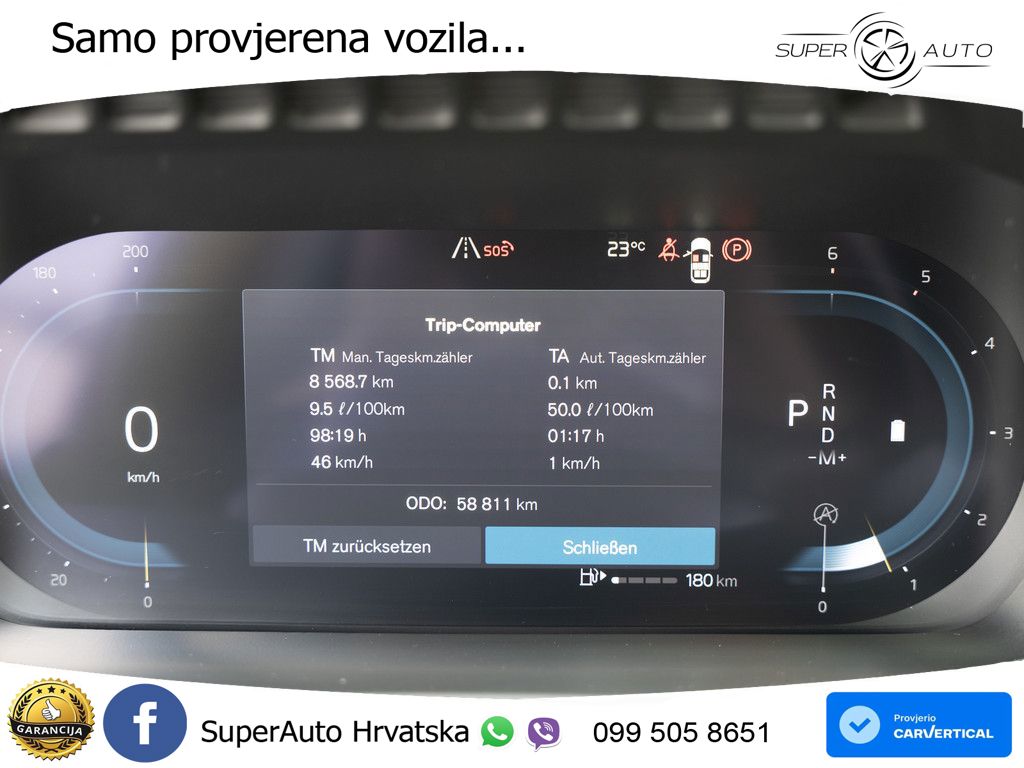 Volvo XC90 2.0 B5 Diesel AWD Automatic ZRAČNI+ACC+GR SJED+KAM+PANO