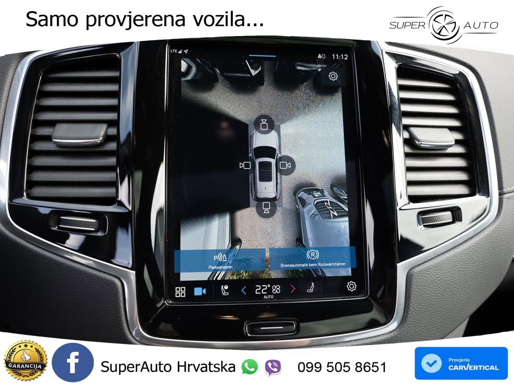 Volvo XC90 2.0 B5 Diesel AWD Automatic ZRAČNI+ACC+GR SJED+KAM+PANO