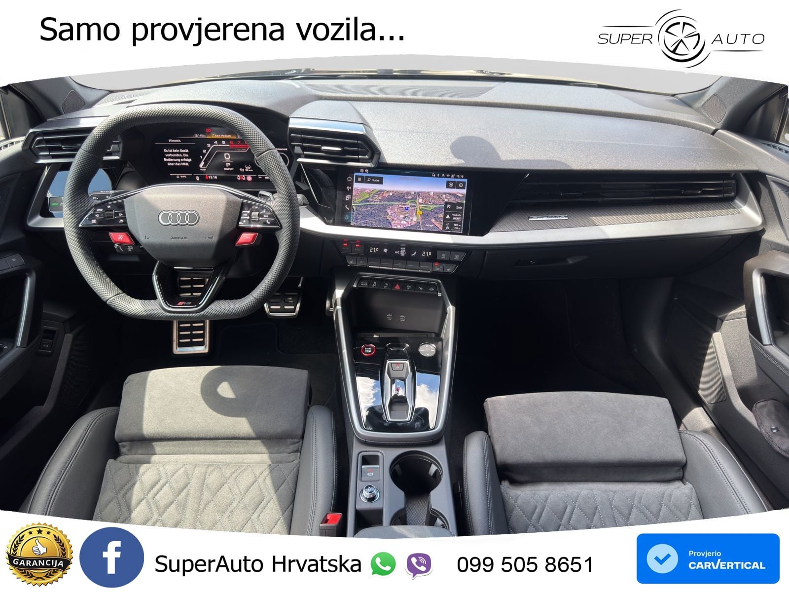 Audi RS3 Sedan 2.5 TFSI (400 KS) quattro S tronic MATRIX+GR SJED+KAM