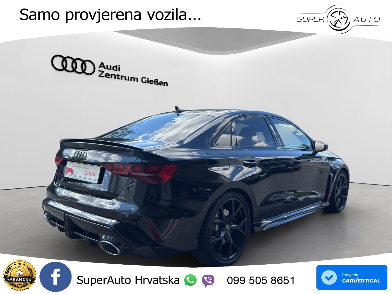 Audi RS3 Sedan 2.5 TFSI (400 KS) quattro S tronic MATRIX+GR SJED+KAM