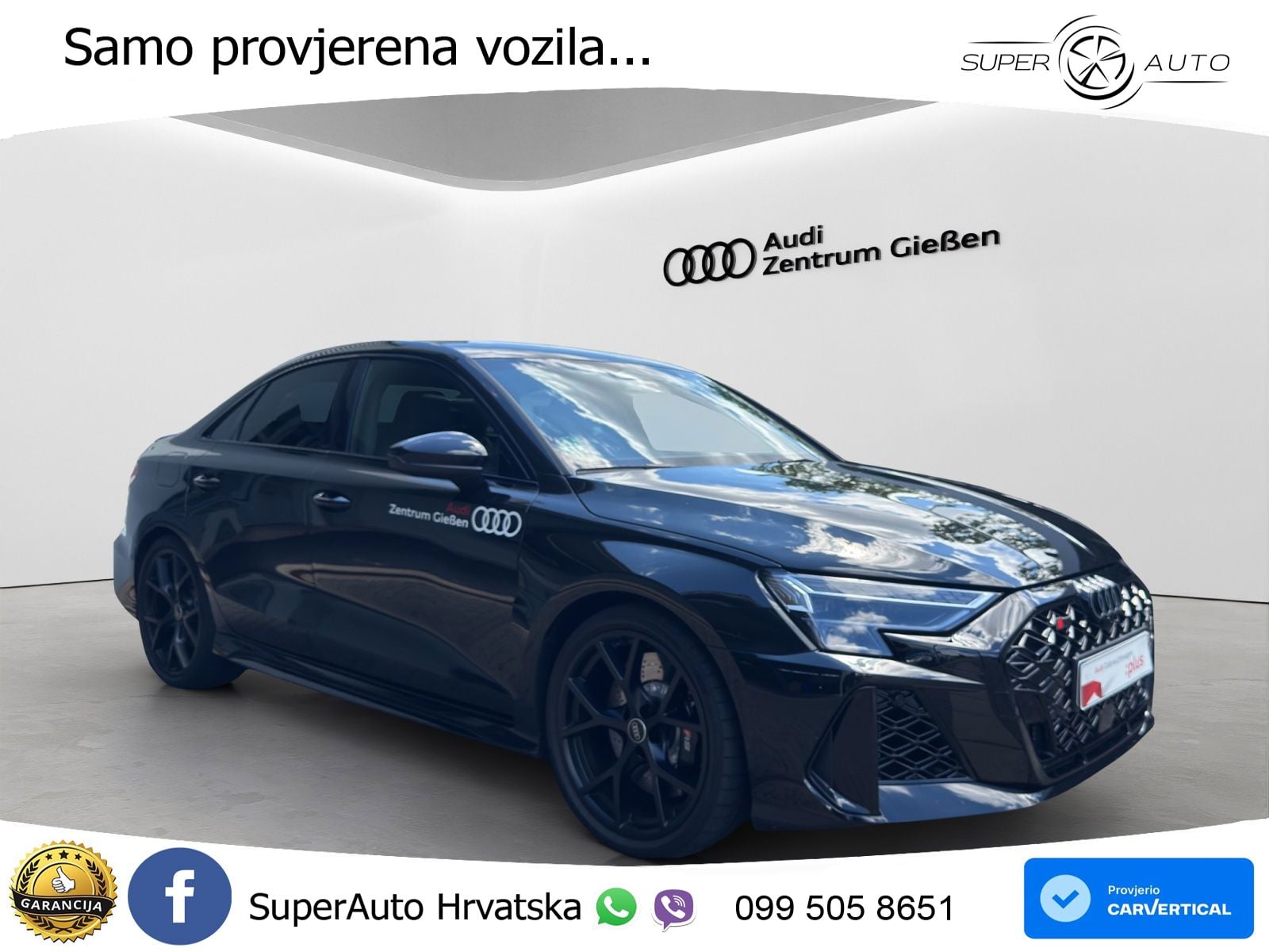 Audi RS3 Sedan 2.5 TFSI (400 KS) quattro S tronic MATRIX+GR SJED+KAM