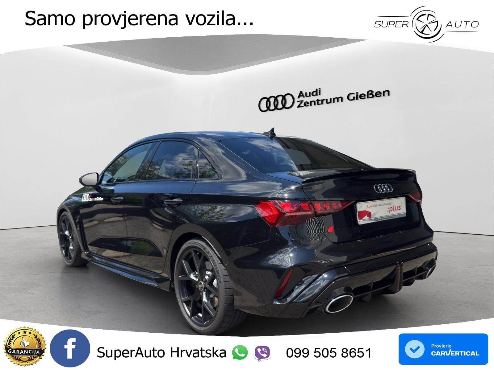 Audi RS3 Sedan 2.5 TFSI (400 KS) quattro S tronic MATRIX+GR SJED+KAM