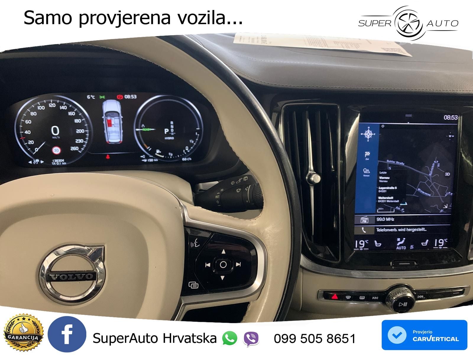 Volvo V60 2.0 T6 AWD Geartronic LED+GR SJED+ACC