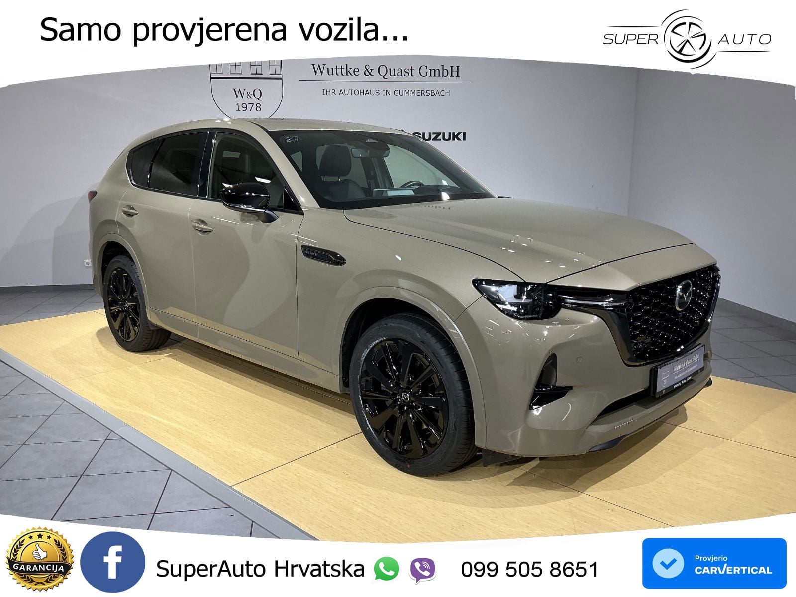 Mazda CX-60 3.3 e-Skyactiv D (254 KS) AWD Automatic LED+GR SJED+ACC