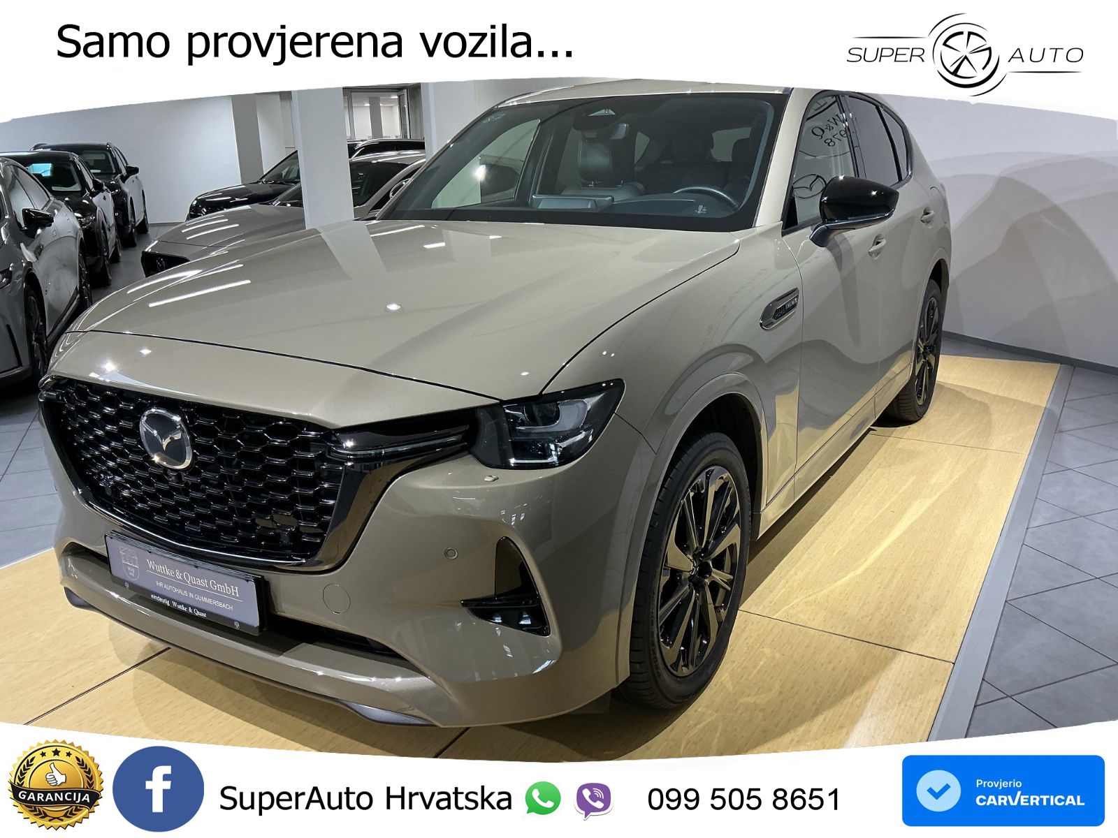 Mazda CX-60 3.3 e-Skyactiv D (254 KS) AWD Automatic LED+GR SJED+ACC