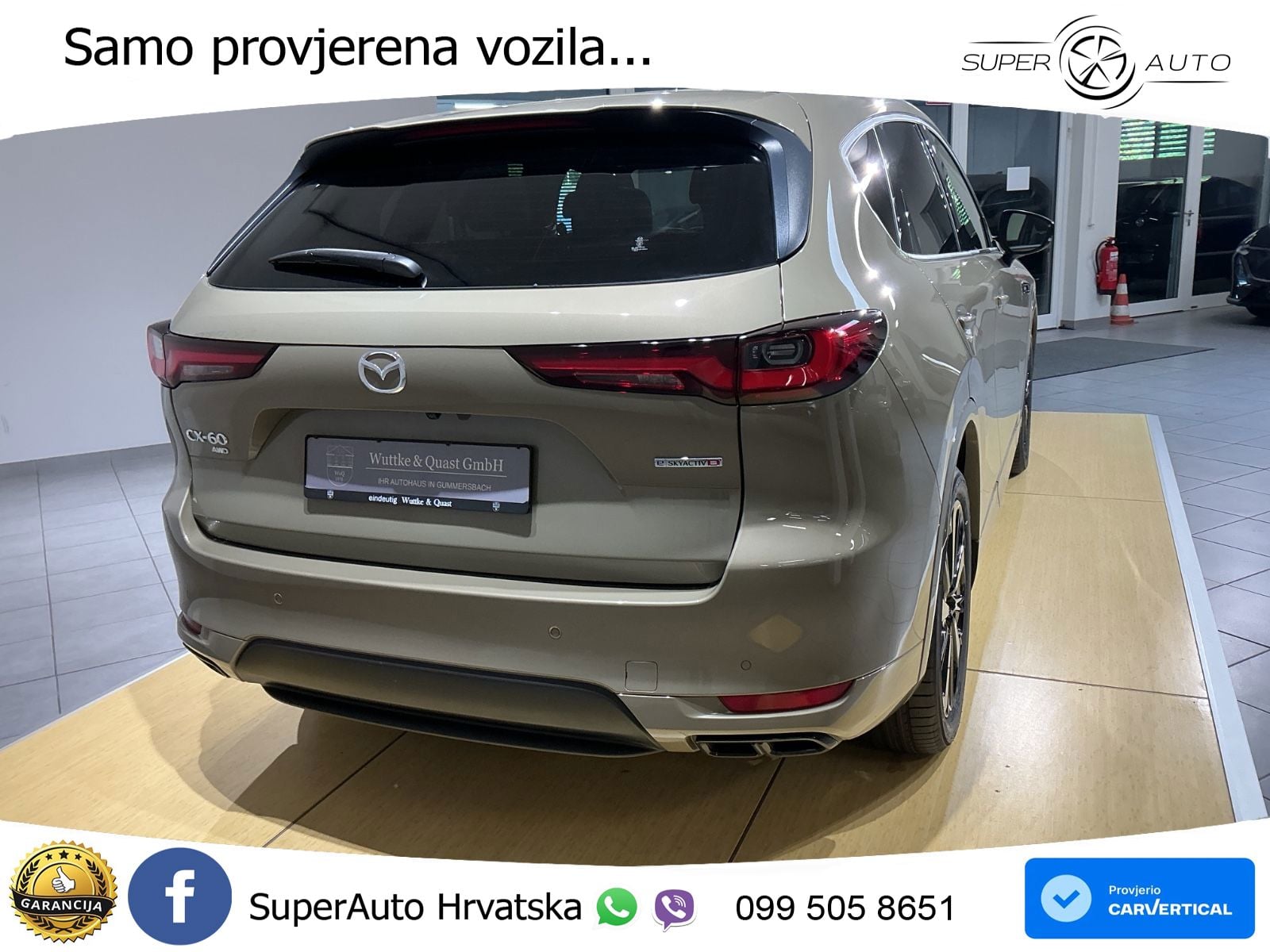 Mazda CX-60 3.3 e-Skyactiv D (254 KS) AWD Automatic LED+GR SJED+ACC
