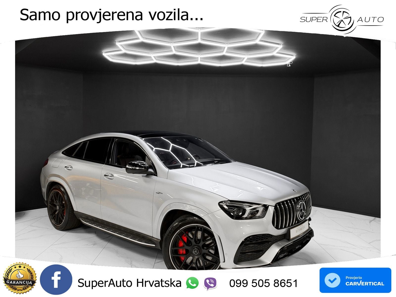 Mercedes AMG GLE Coupe 53 (435 KS) EQ Boost 4MATIC+ AMG SPEEDSHIFT TCT 9G LED+GR SJED+ACC
