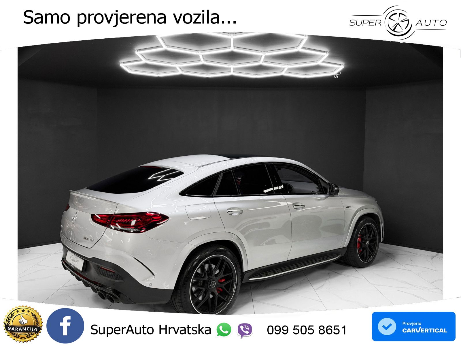 Mercedes AMG GLE Coupe 53 (435 KS) EQ Boost 4MATIC+ AMG SPEEDSHIFT TCT 9G LED+GR SJED+ACC