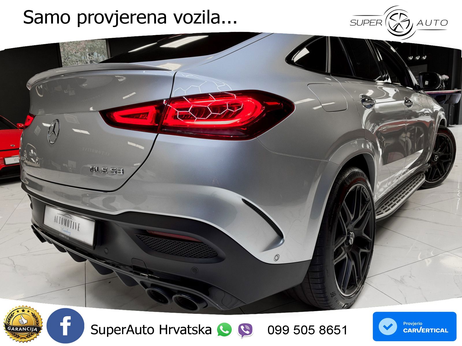 Mercedes AMG GLE Coupe 53 (435 KS) EQ Boost 4MATIC+ AMG SPEEDSHIFT TCT 9G LED+GR SJED+ACC