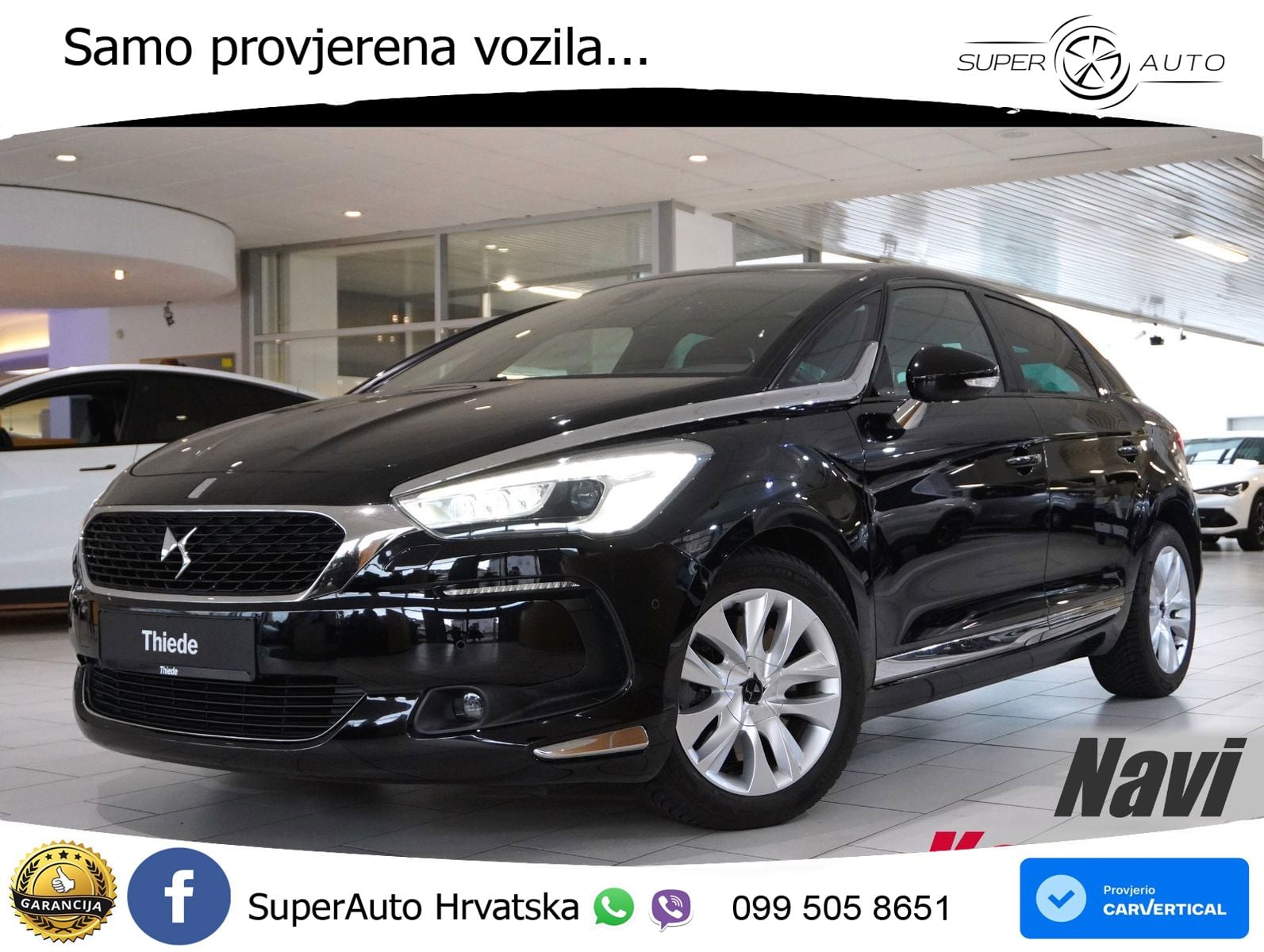 DS 5 2.0 BlueHDi (180 KS) Automatic
