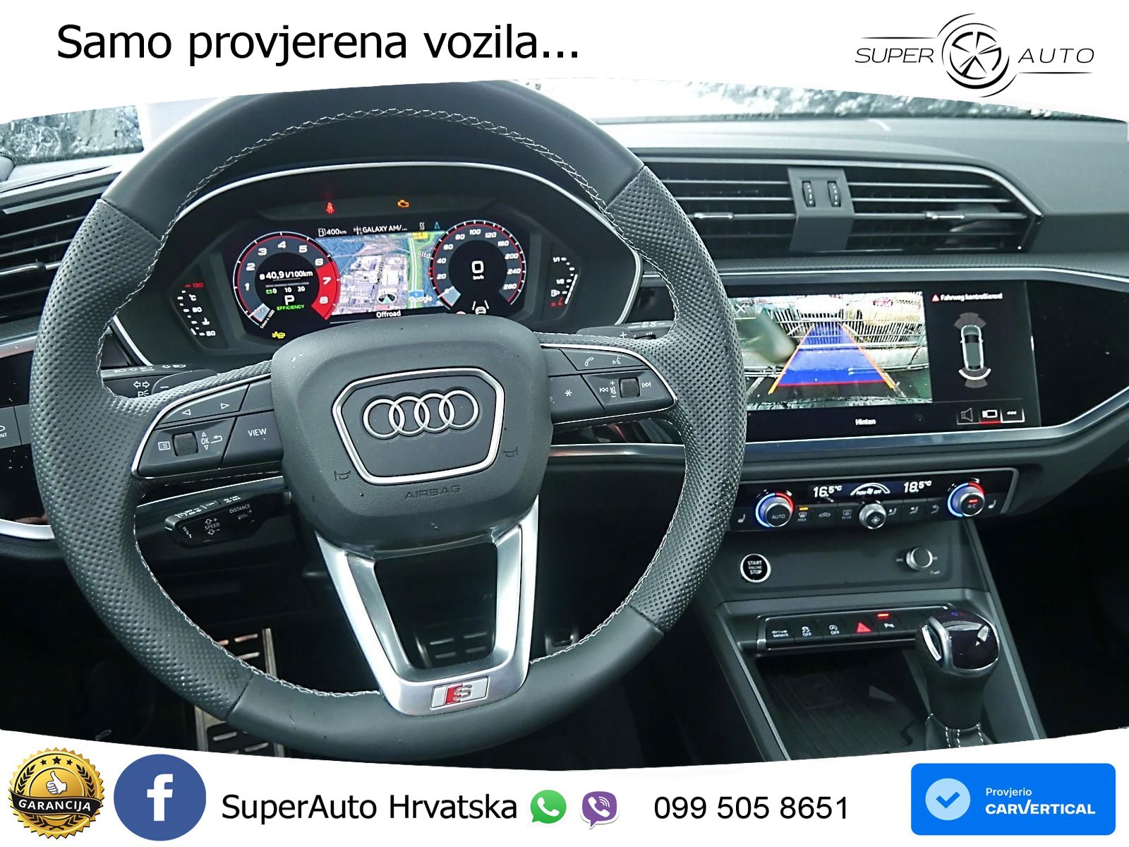 Audi Q3 II Sportback 40 TFSI (190 KS) quattro S tronic S line LED+GR SJED+ACC