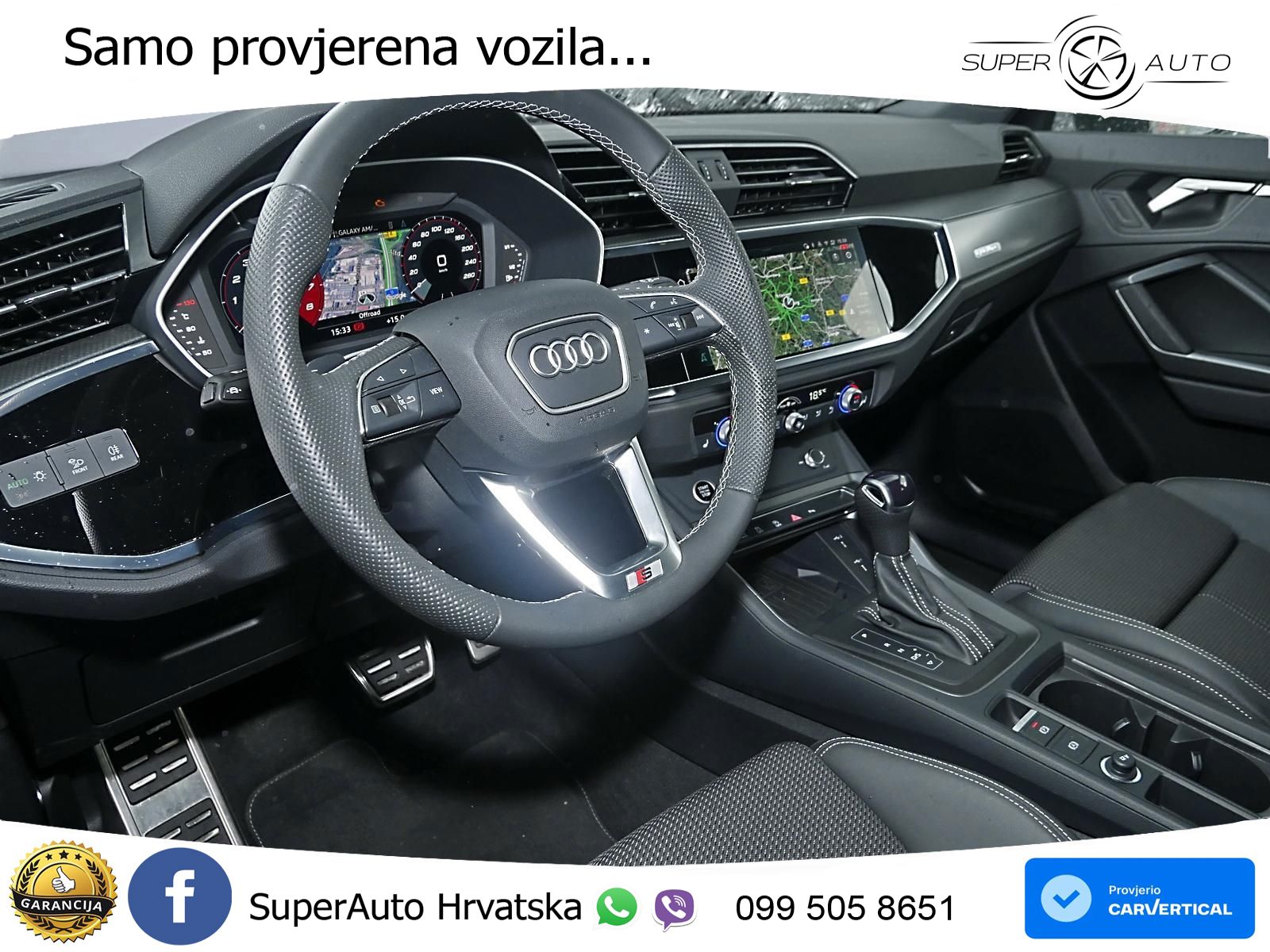 Audi Q3 II Sportback 40 TFSI (190 KS) quattro S tronic S line LED+GR SJED+ACC