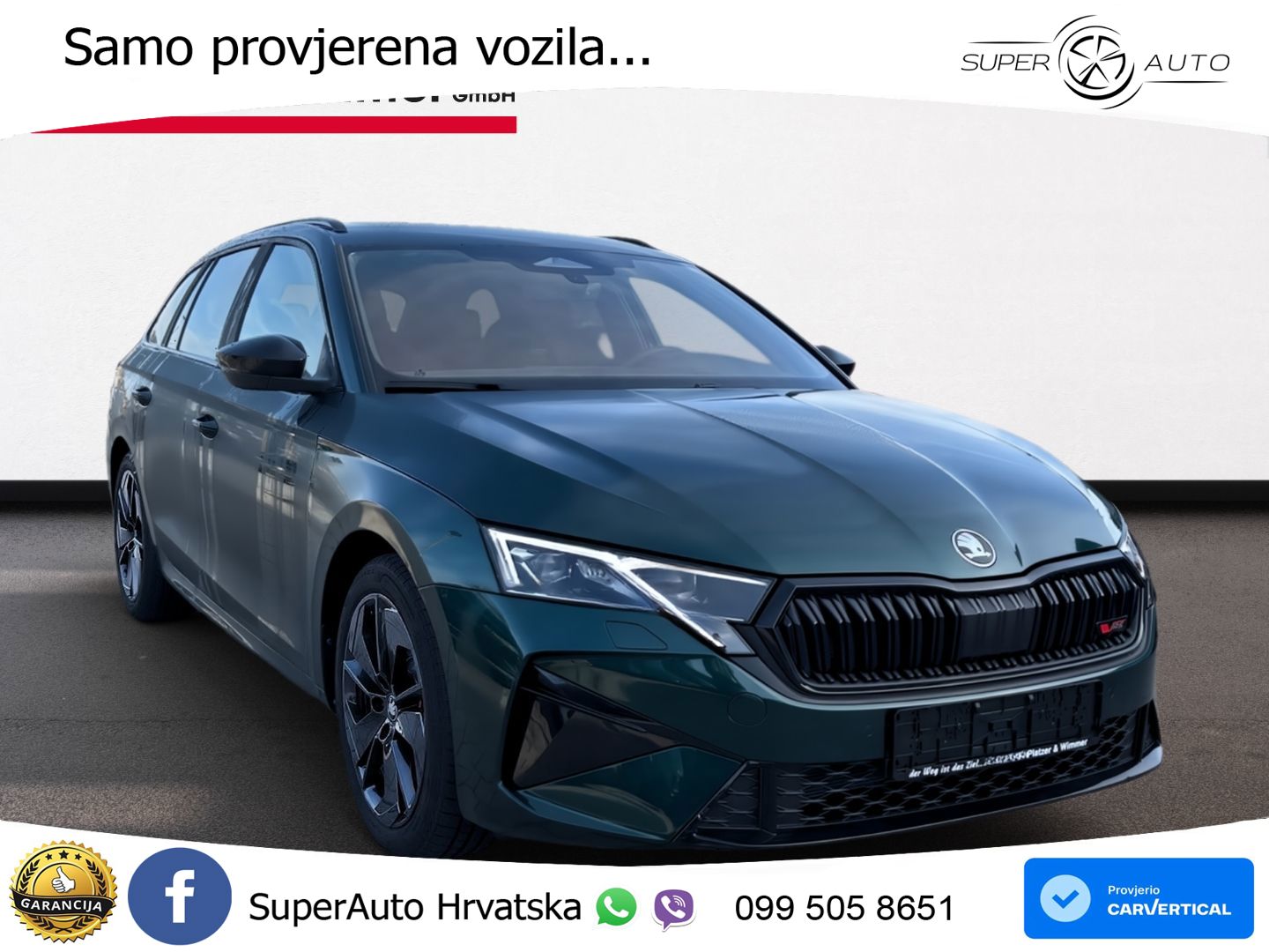 Škoda Octavia Combi RS 2.0 TSI (265 KS) DSG MATRIX+GR SJED+KAM
