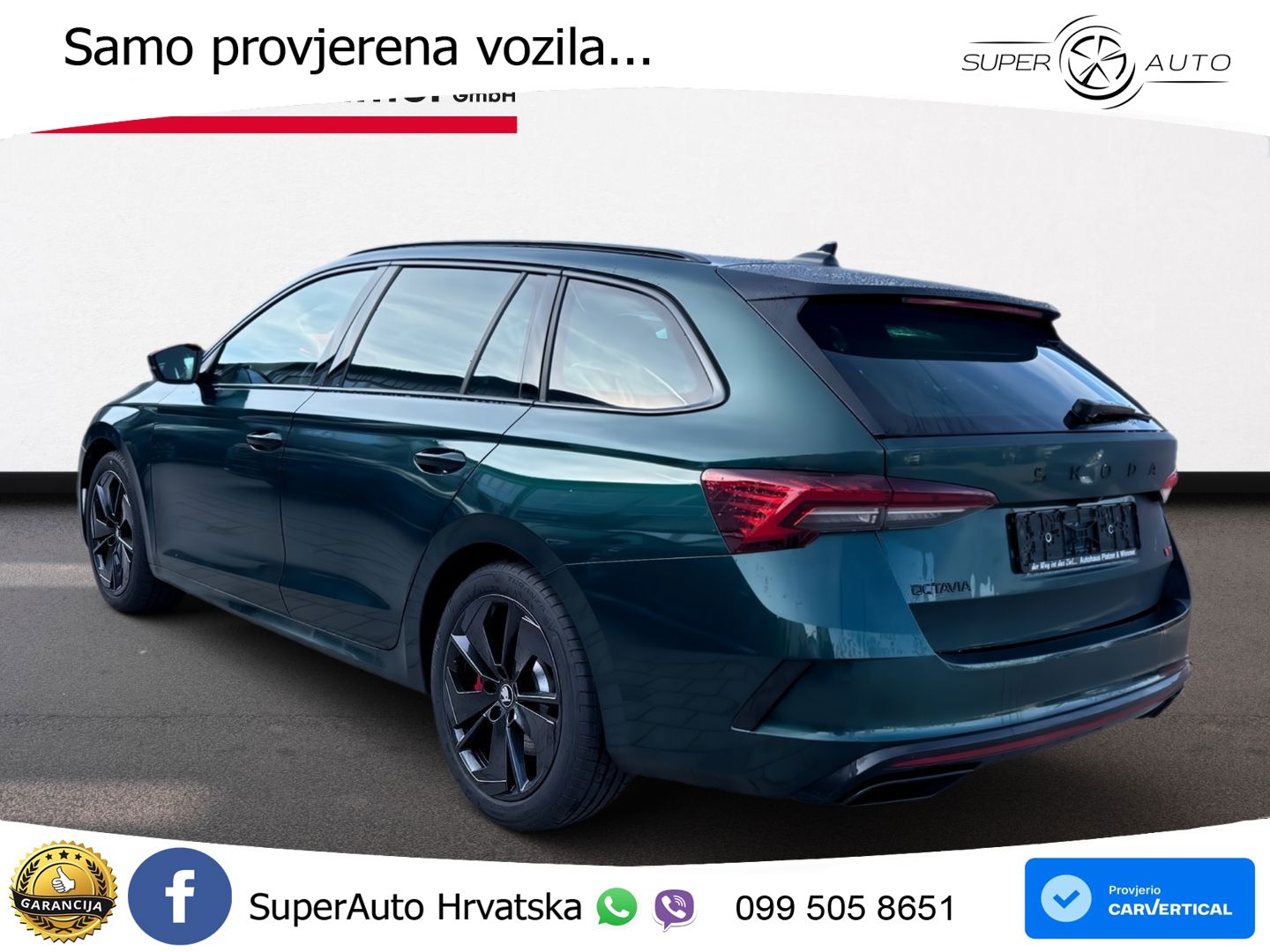 Škoda Octavia Combi RS 2.0 TSI (265 KS) DSG MATRIX+GR SJED+KAM